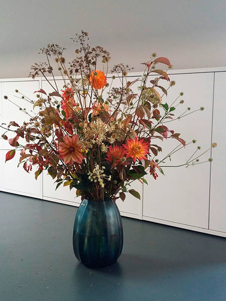 Herbstfarben-Herbstblumen-Astern