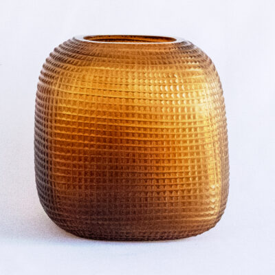 Vase-Guaxs-Somba-m-clear-dark-brown